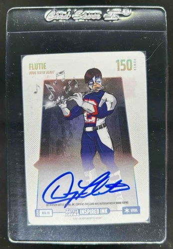 2024 Bo Jackson Battle Arena Alpha Flutie Doug Battlefoil Auto #BFA-70