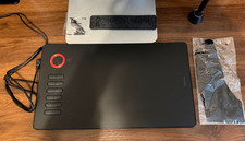 VEIKK A15 Graphics Drawing Tablet 10x6 black and red 8192 levels of pressure