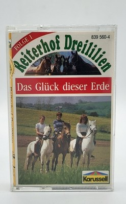 Reiterhof Dreililien MC Kassette Folge 1 Das Glück dieser Erde Karussell Vintage