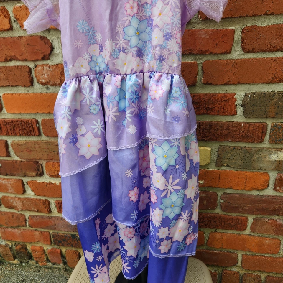 Encantador Disfraz de Isabella para Niña - Inspirado en Disney’s Encanto 4-6x Foto 2 de 4