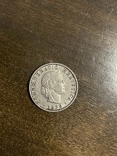 SWITZERLAND - 20 RAPPEN  - 1883 B