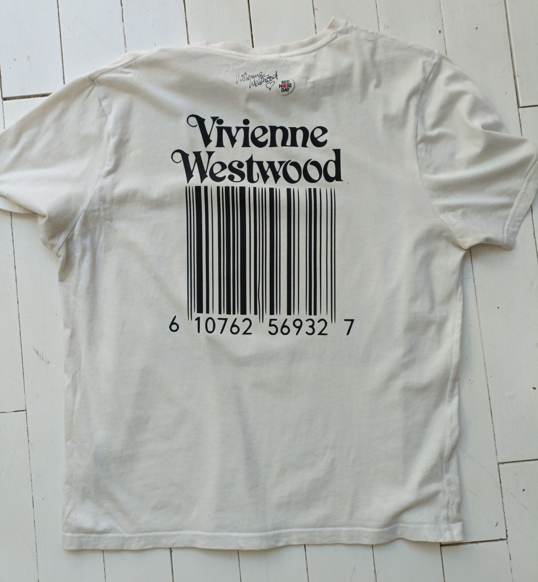 VIVIENNE WESTWOOD T-SHIRT Size Med *CUSTOMISED* UNIQUE VIVIENNE WESTWOOD T-SHIRT Size Med *CUSTOMISED* UNIQUE