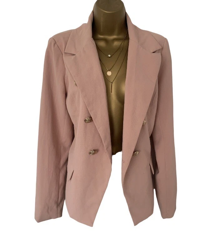 Nude pink hotsell blazer