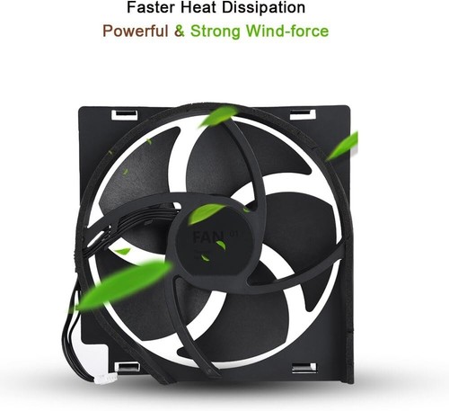 Ventilateur de refroidissement 5 pales de remplacement pour Xbox One S - Dissipation de chaleur efficace - Photo 5 sur 11