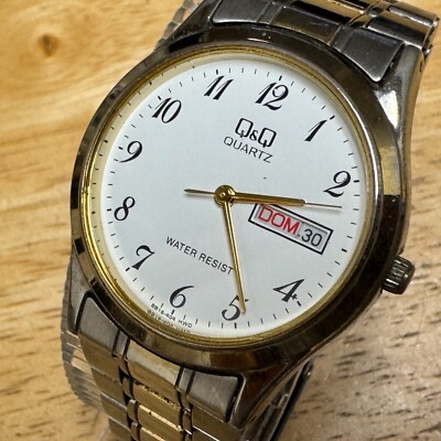 FIDO DIDO Vintage RARE 80’s Artsy white & Black quartz watch~requires battery Rare vintage fido dido - Gem main image 4