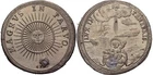 Nuremberg candle threesome O.J. 1700 Approx 27mm / 3.3g Genuine Coin #XAP230