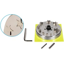 Disc Cutter 5mm to 31mm With 10 Punches, For Star Shapes Stamping Blanks Star