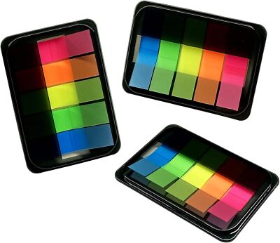 300PCS Transparent Sticky Index Tabs, Page Markers, Sticky Note Tabs for Books