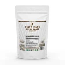 Lion’s Mane Cognition Organic Mushroom Powder 60 Veggie Capsules Non GMO