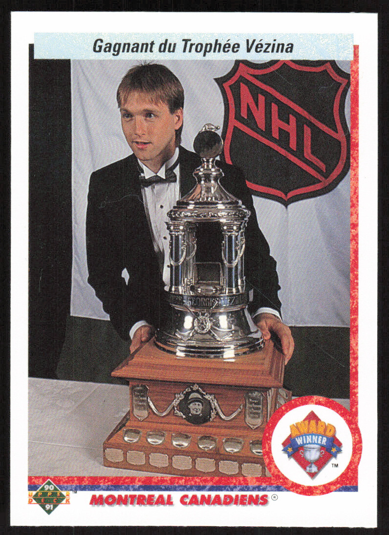 1990-91 Upper Deck French Patrick Roy Award Winner #207 - Montreal Canadiens