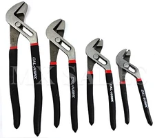 4PC WATER PUMP GROOVE JOINT PLIERS SET HEAVY DUTY 6" , 8", 10" & 12"
