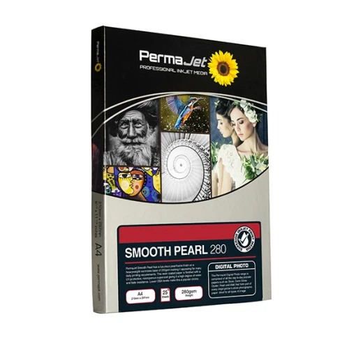 Permajet Smooth Pearl 280gsm - A3 Digital Photo Paper : 50 Sheets (50724)