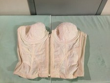 VTG 50s-60s Beige 977 ILGWU by Lady Marlene Zippered Corset - Size 34B
