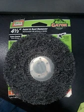 Gator 9483 Silicon Carbide Paint & Rust Remover, Extra Coarse 4-1/2" NEW grinder