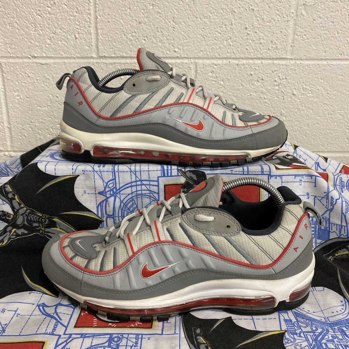 Las mejores ofertas en Nike Air Max 98 Particle Grey Red | eBay