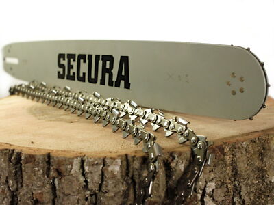 SECURA 2x Sägekette + Schwert 0.325 1,6mm 56 32cm passend Stihl 024 026 028