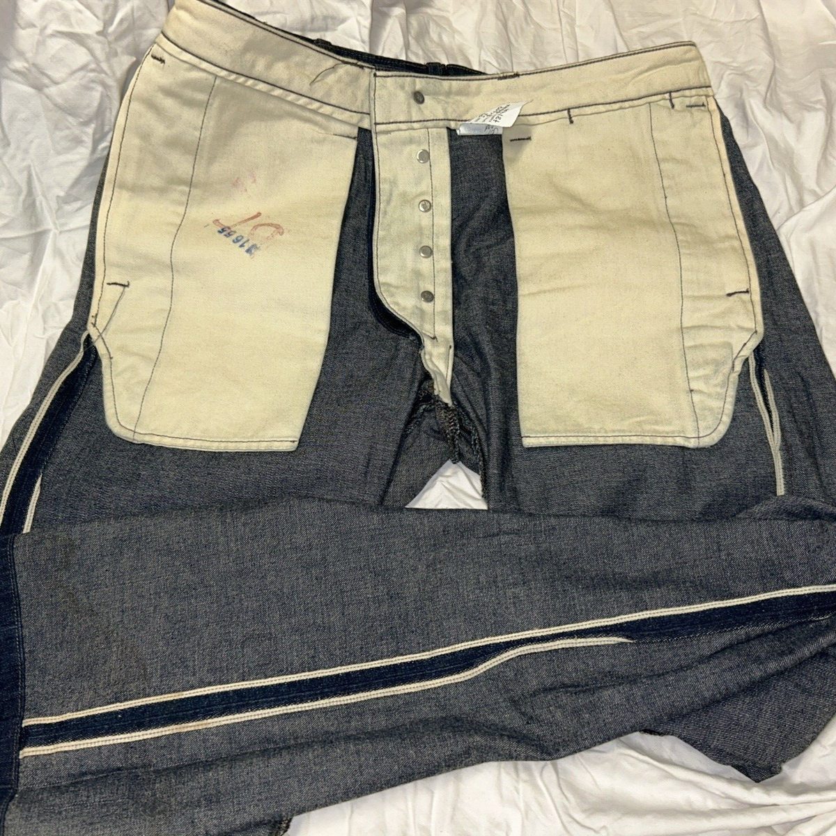 144 officer's chino double rl flap pocket RRL Jeans Men's denim