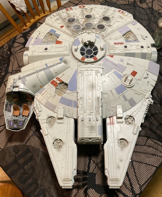 millennium falcon toy 2008