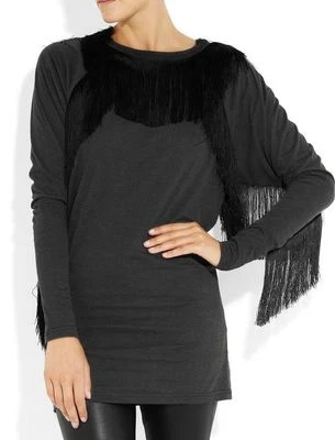 Top tunique sweater Isabel Marant MIDI Fringe taille L Neuf - Photo 1/4