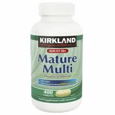 Kirkland Signature Mature Multi-Vitamins & Minerals - 400 Tablets 