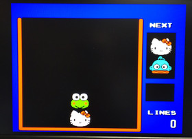 Sanrio Carnival Nintendo Famicom FC Japan Game w/Sticker Hello Kitty Puzzle Lot