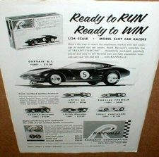 Rannalli Model Slot Car Racers PHOTO COPY of 1965 Magazine Advertisement ONLY