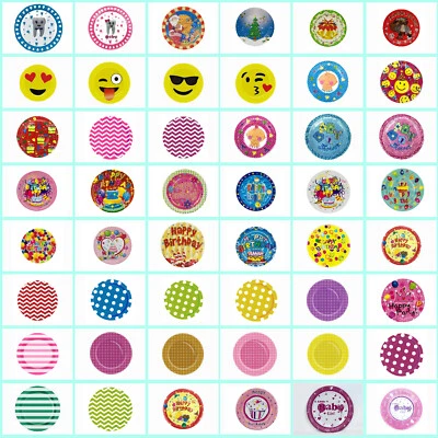 AEX Disposable Round Paper Plate Heavy-Duty Small Plate Eco-Friendly Plate