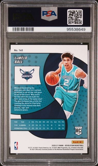 その他 Nba revolution Lamelo ball PSA 10 2020-21 Panini Revolution #140 LaMelo Ball RC PSA 10 | eBay