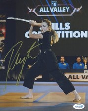 Peyton List Cobra Kai Autographed Signed 8x10 Photo ACOA