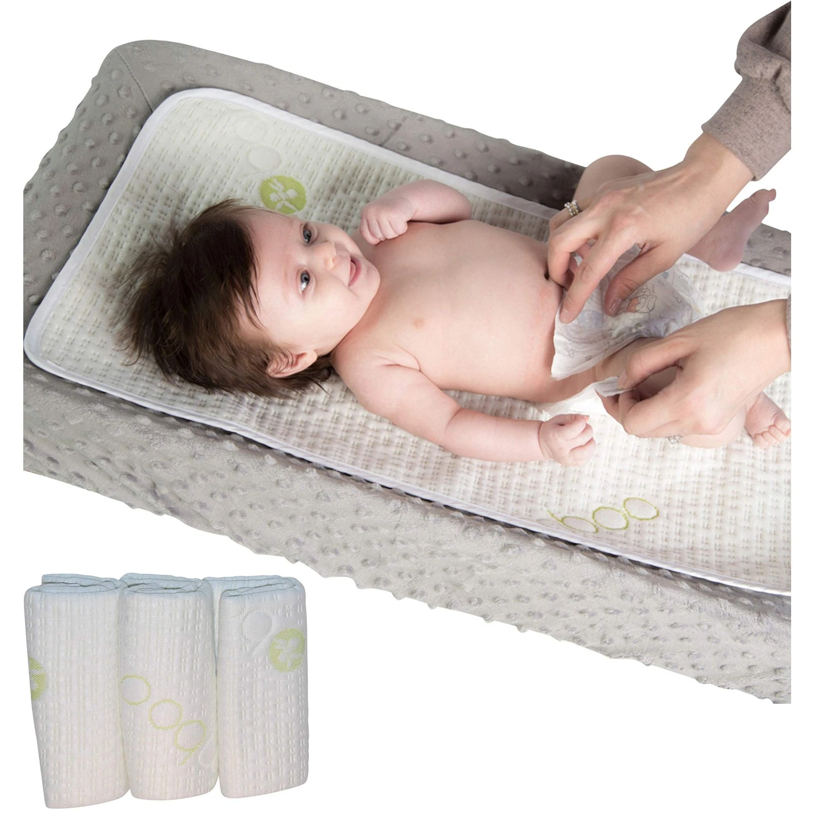 Rayon Waterproof Rayon Changing Table Mat (3 Pack) - Reusable Diaper Changing...
Opens in a new wind