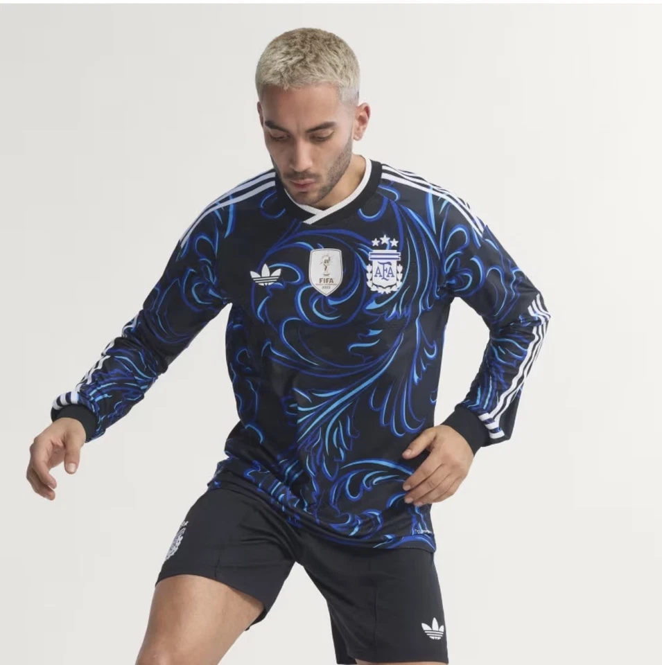 Argentina 26 Away Long Sleeve Adidas Climacool+ Authentic Jersey Size S NWT - Image 3 of 3