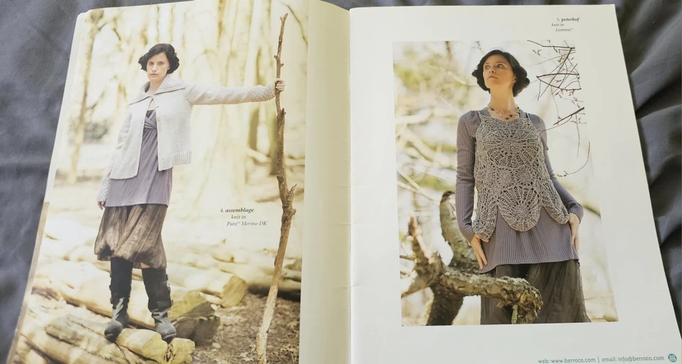 Norah Gaughan Woodland Gothic Knitting 15 Patterns Sweater Hat Scarf Knit Vol 3 - Image 4 of 4