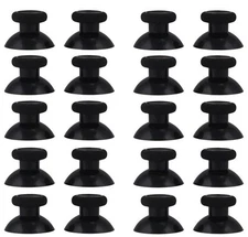BRAVECOW 20 PCS Black Analog Stick Joystick Controller Performance Thumb... 