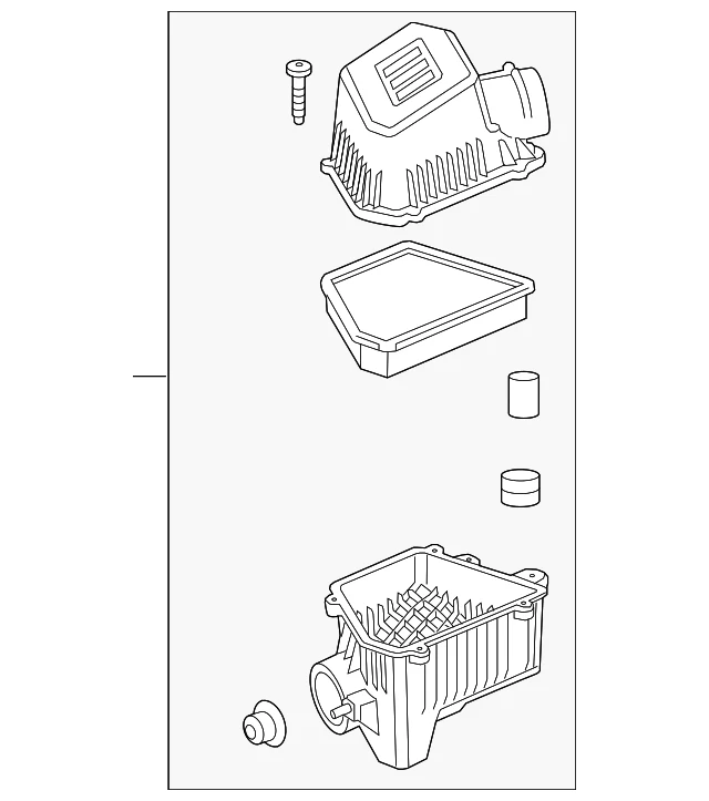 Purificador de aire original GM 23262740 Foto 2 de 3