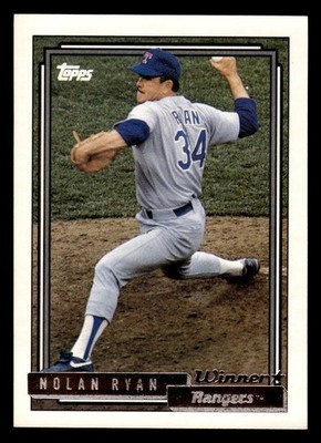 1992 Topps Gold Winner Texas Rangers Team Set | Nolan Ryan | 32 Cards