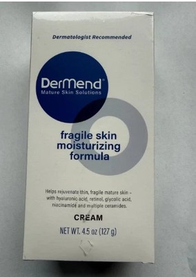 DerMend Fragile Skin Moisturizing Formula 4.5 oz -New in Sealed Box Exp. 11/2027