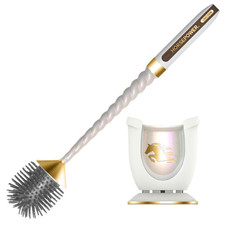 Horsepower Unicorn Gold Electric Toilet Brush Rechargeable 360 Silicone