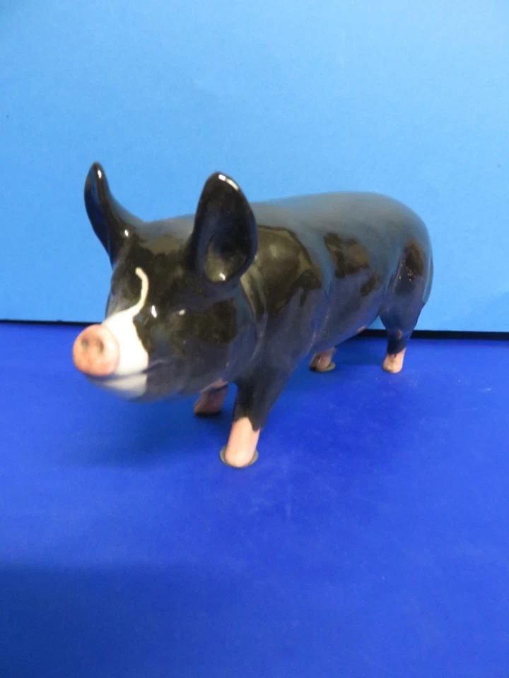 BESWICK BLACK  BERKSHIRE  BOAR/ PIG  (BOXED) - Image 3 of 4