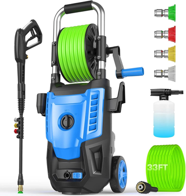 #ad 4800PSI Pressure Washer High Power Washer with 33FT Hose 4 Nozzles and Foam Ca $144.71