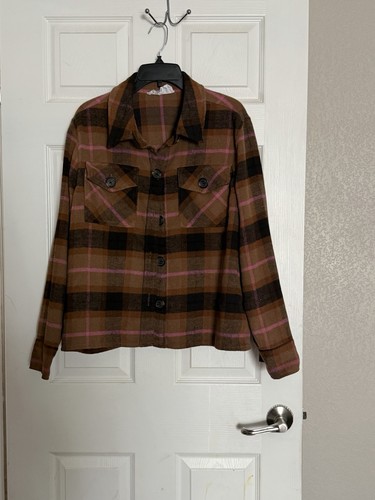 BB Dakota Steve Madden Women's Shacket Size XL Button Up