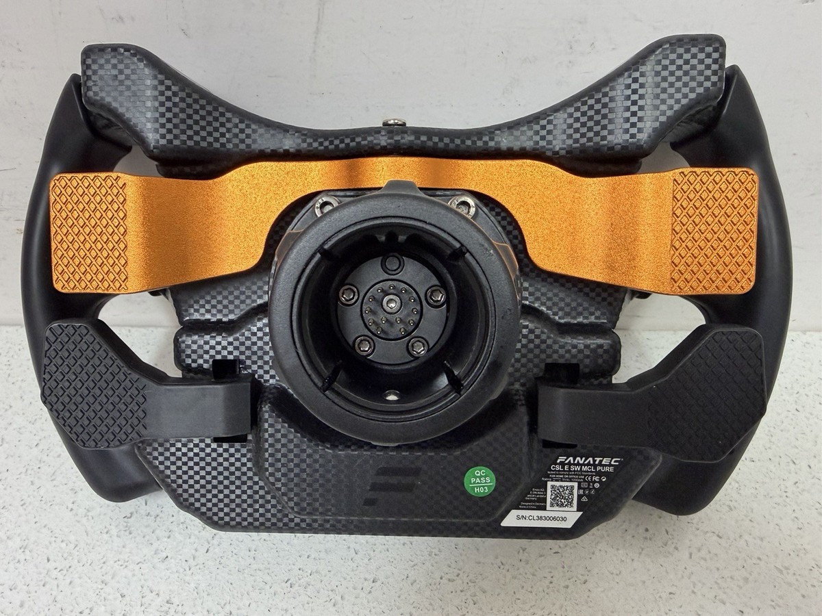 Fanatec CSL McLaren GT3 Black Racing Wheel Pedal Xbox One / Xbox 