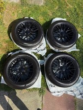 205/60/16 -Rims (w/tpms sensors) WITH ALL SEASON Yokohama Tires 16x7 +40 5x114.3