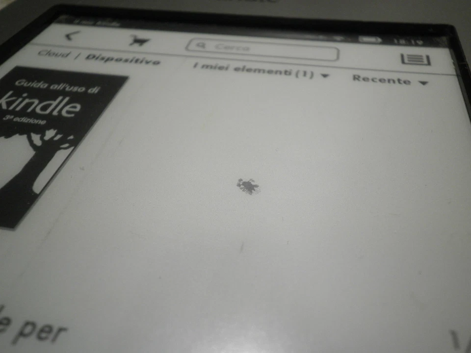 EBOOK KINDLE TOUCH 4° GEN.  GRIGIO 4GB BUONE CONDIZIONI GENERALI LEGGI BENE - Immagine 3 di 4