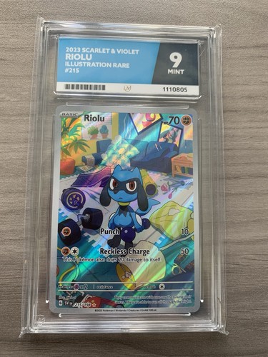 Riolu graded ACE 9 for sale on eBay