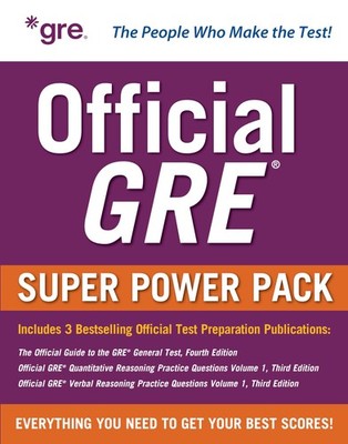 Official GRE Super Power Pack, Third Edition: Official GRE  Verbal Reasoning Pra