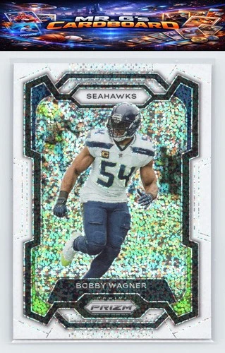2023 Panini Prizm Football White Sparkle Bobby Wagner #256 PSA 8.5