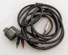 Official Microsoft Xbox 360 Audio Video AV Component HD Cable Cord! ~ Authentic!