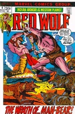 Red Wolf #4 VG 4.0 1972 Stock Image Low Grade