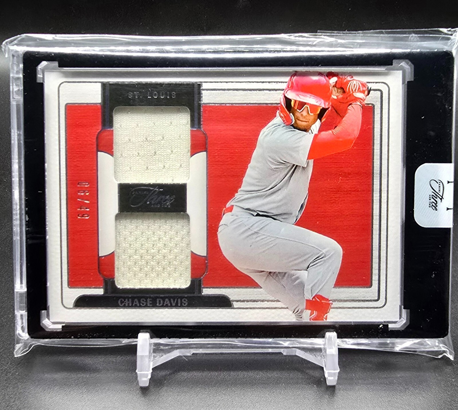 2024 Panini Three and Two - Prospect Dual Jerseys #PDJ-18 Chase Davis /49 (MEM,