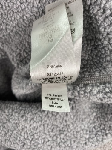Patagonia Better Sweater Womens Medium Gray Heather Hiking Outdoor 1/4 Zip - 第 6/11 張圖片